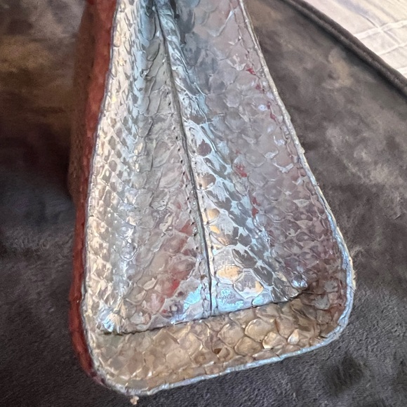 Nancy Gonzalez Python Clutch - Picture 8 of 12